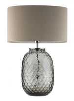 Heathfield & Co Bubble Smoked Glass Table Lamp - Decolight Ltd 