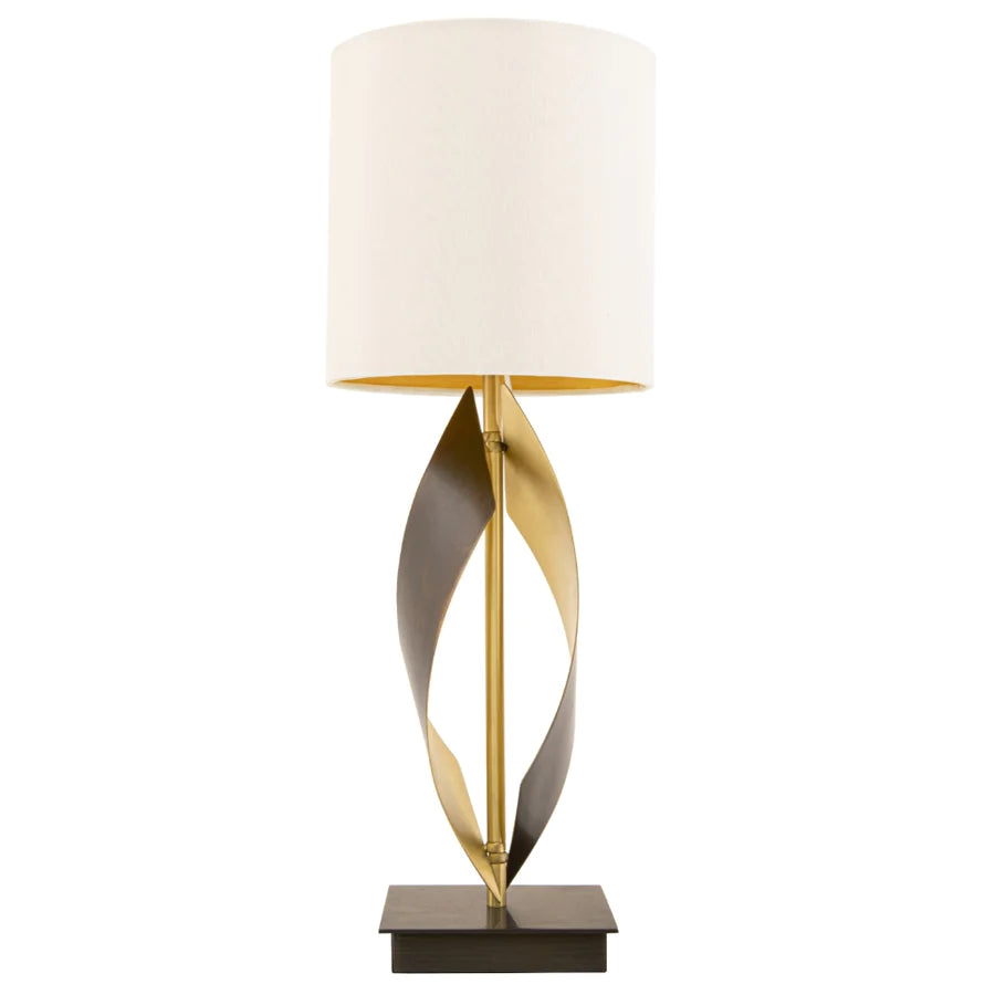 Decolight Ansley Two Tone Brass Table Lamp
