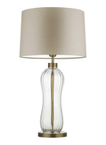 Heathfield & Co Mea Mid Century Inspired Glass Table Lamp - Decolight Ltd 