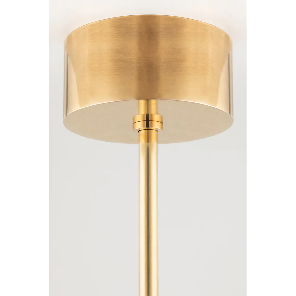 Brass disc best sale pendant light