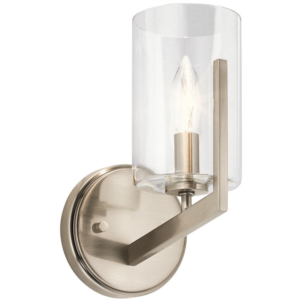 Quintiesse Nye  Wall Light  Classic Pewter
