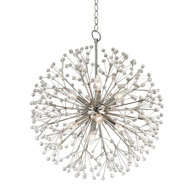 Hudson Valley Small Polished Nickel Dunkirk Ceiling Pendant