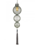 Heathfield Medina 3 Ball Opal Jade Ceiling Pendant Light - Decolight Ltd 