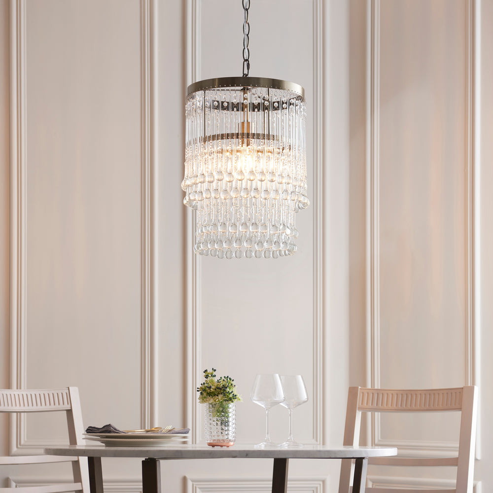 Envisage Genevieve Small Glass Droplets Ceiling  Pendant - Decolight Ltd 