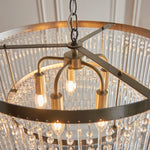 Envisage Genevieve 5lt Larger Glass Droplet Ceiling Pendant Light - Decolight Ltd 