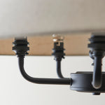 Envisage Lillian 5 Light Matt Black Ceiling Light