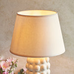 Envisage Linden Ceramic Ivory Table Lamp - Decolight Ltd 