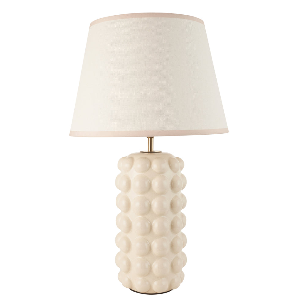 Envisage Linden Ceramic Ivory Table Lamp - Decolight Ltd 