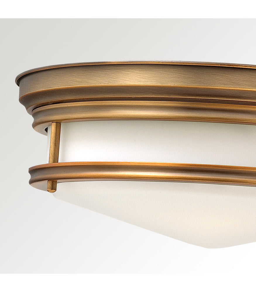 Decolight Hanley Aged Brass Semi Flush Ceiling Light - Decolight Ltd 