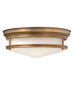 Decolight Hanley Aged Brass Semi Flush Ceiling Light - Decolight Ltd 