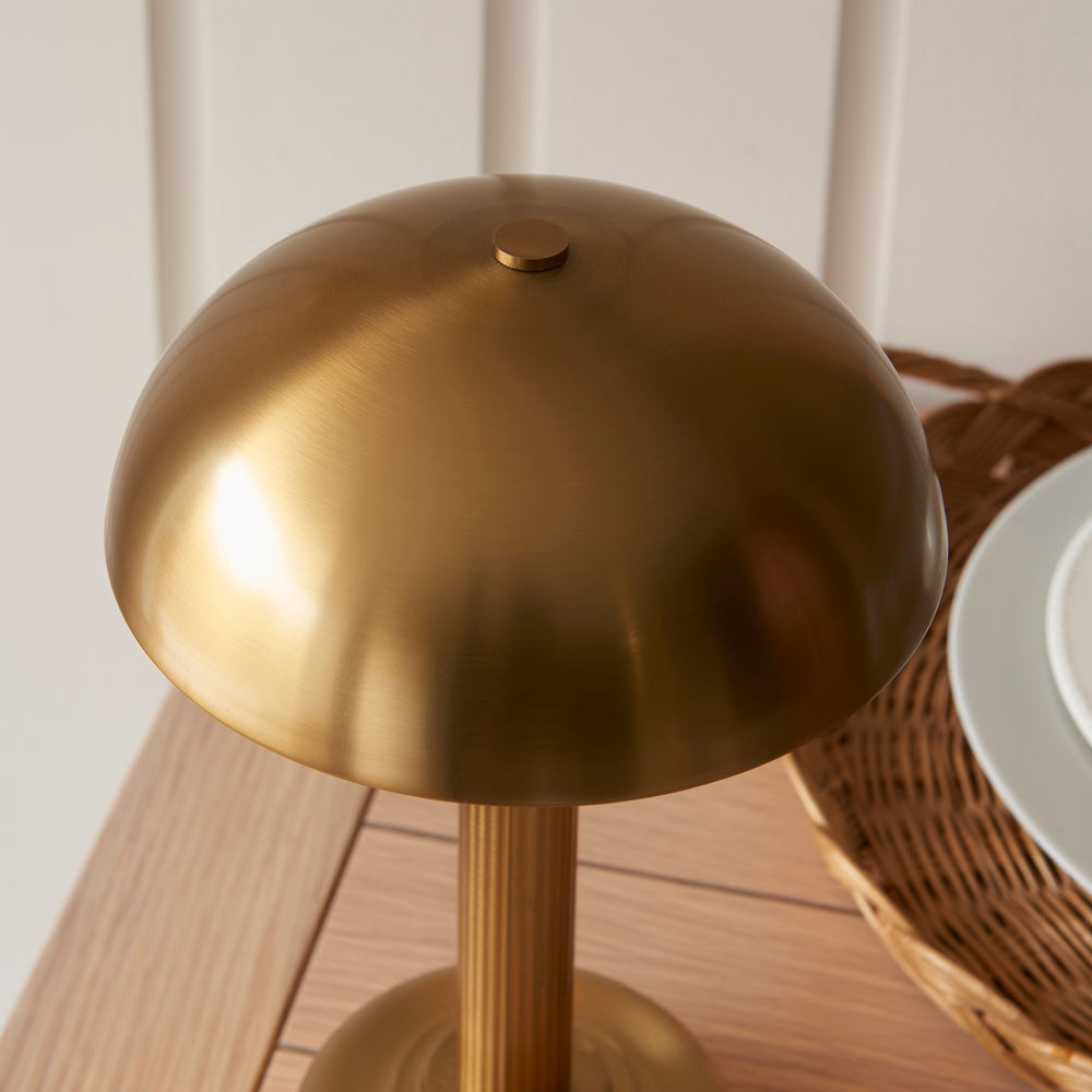 Envisage Hopkinson Rechargeable Brass Table Lamp