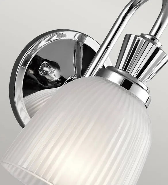Decolight Carrie Art Deco Chrome Bathroom Light