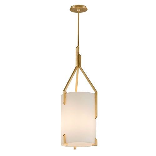 Troy Lighting Quantum Gold Leaf Pedant Light - Decolight Ltd 