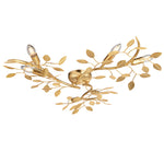 Decolight GOLD Leaf Branching Semi Flush Ceiling Light 6 Light - Decolight Ltd 