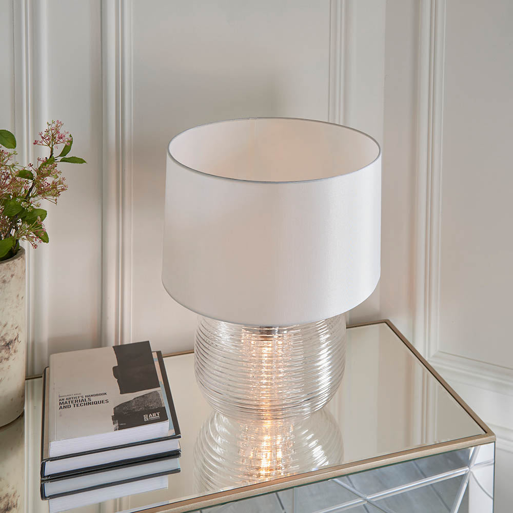 Envisage Westbury Clear Glass Table Lamp