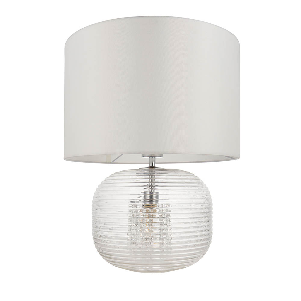 Envisage Westbury Clear Glass Table Lamp - Decolight Ltd 