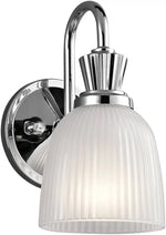 Decolight Carrie Art Deco Chrome Bathroom Light