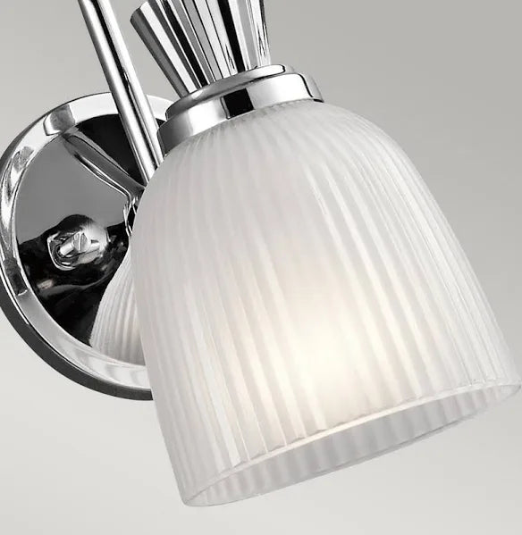 Decolight Carrie Art Deco Chrome Bathroom Light