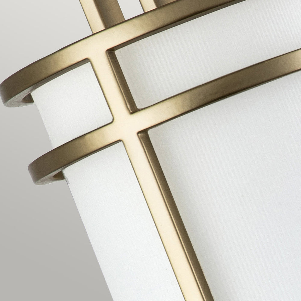 Feiss Fusion 1 Painted Natural Brass Wall Light – Art Deco
