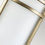 Feiss Fusion 1 Painted Natural Brass Wall Light – Art Deco