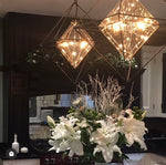 Troy Lighting Epic Geometric Forged Iron Small 4 Lt Ceiling Light - Decolight Ltd 