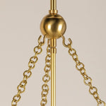 Alana 3 Light Aged Brass Pendant