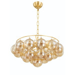 Hudson Valley Mimi 6 lt Champagne Glass Ceiling Light
