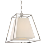 Hudson Valley Lighting Kyle Pendant Light in Polished Nickel - Decolight Ltd 