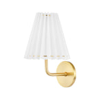 Hudson Valley Lighting Demi Curved Wall Sconce – Aged Brass - Decolight Ltd 