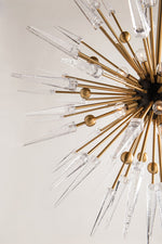 Hudson Valley Lighting Sparta Chandelier in Aged Brass – Small - Decolight Ltd 