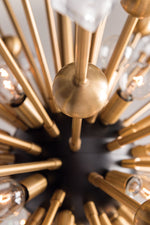 Hudson Valley Lighting Sparta Chandelier in Aged Brass – Small - Decolight Ltd 