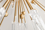 Hudson Valley Lighting Sparta Chandelier in Aged Brass – Small - Decolight Ltd 
