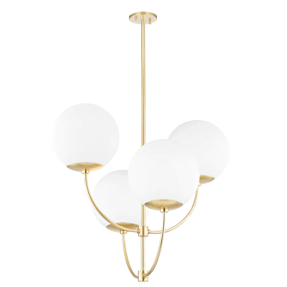 Mitzi Lighting CARRIE 4 arm Bistro Style Ceiling light Ceiling - Decolight Ltd 