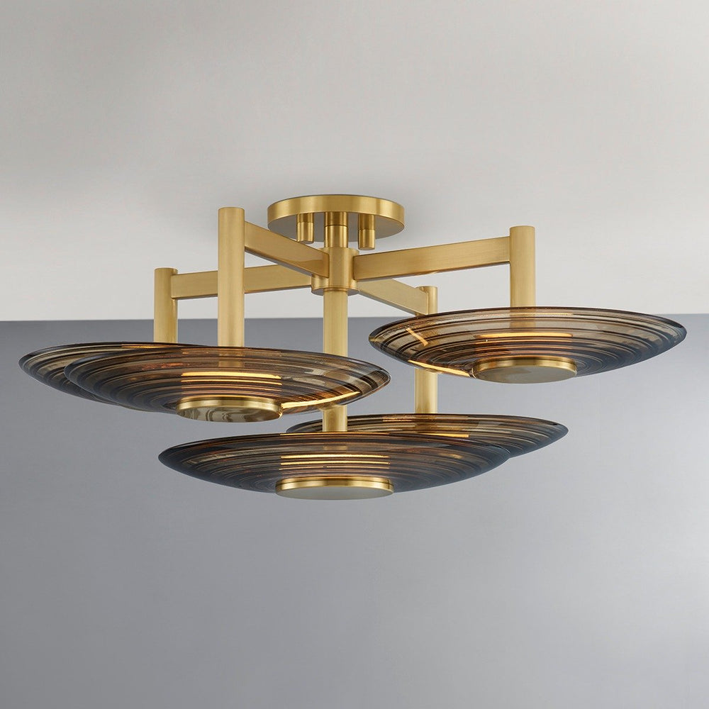 Hudson Valley Griston 5 Light Semi Flush
