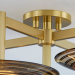 Hudson Valley Griston 5 Light Semi Flush