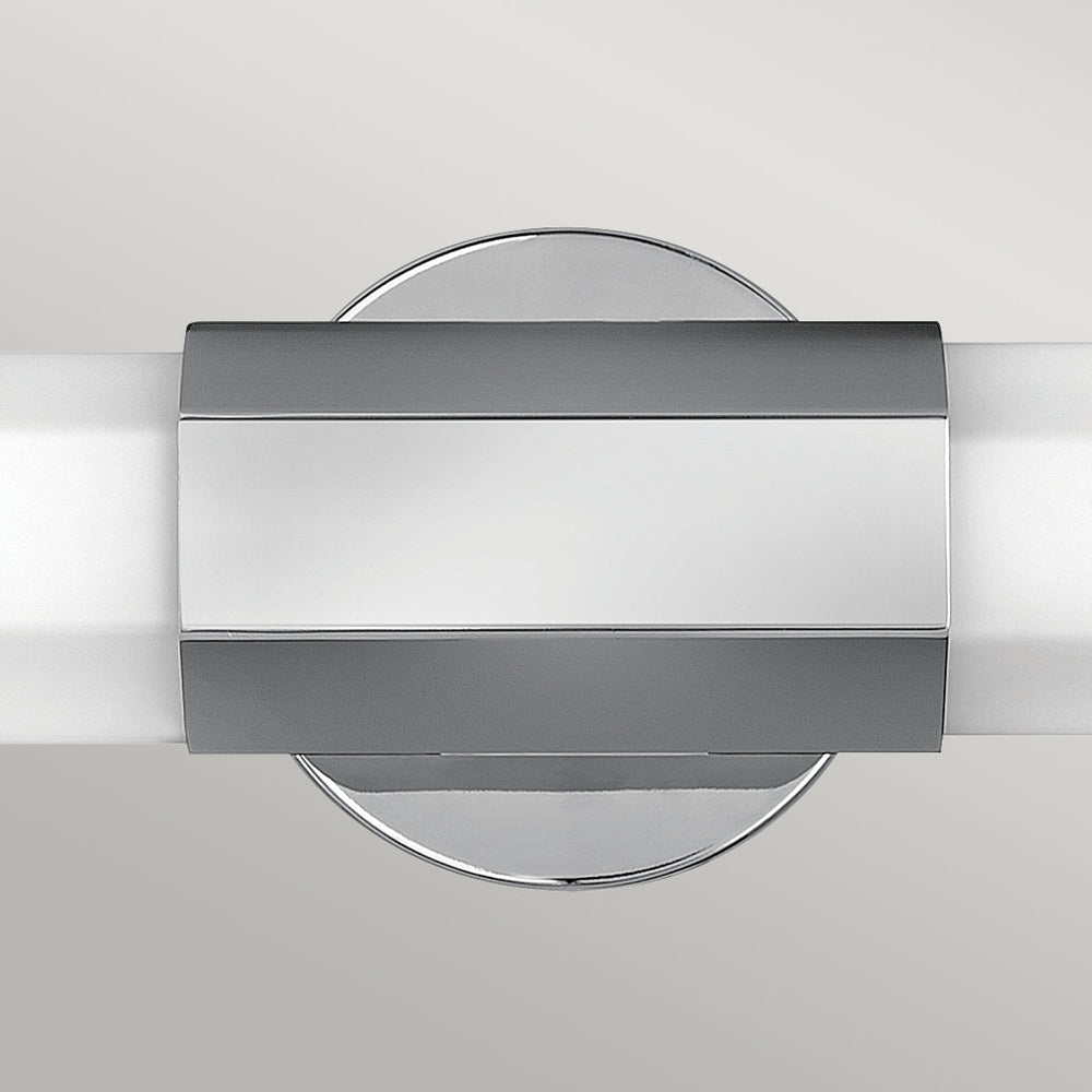 Quintiesse Facet Dual LED Wall Light  Polished Chrome - Decolight Ltd 