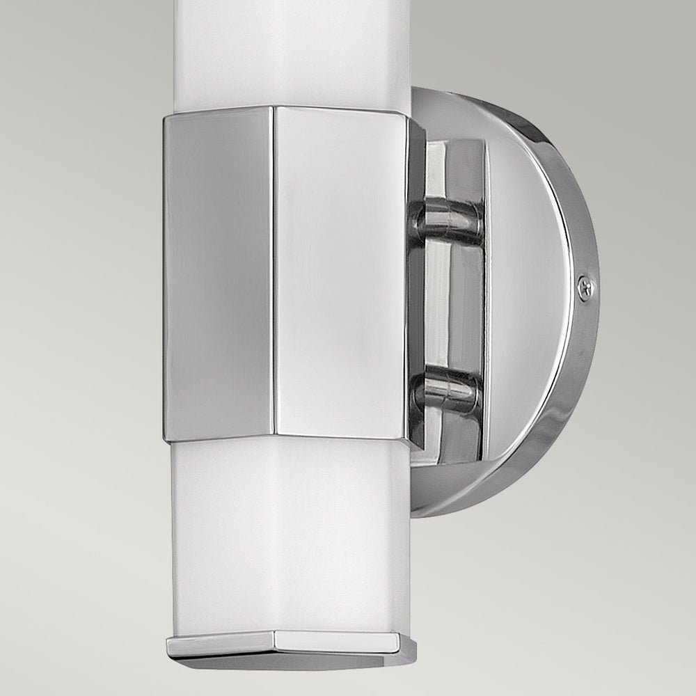 Quintiesse Facet Single LED Wall Light  Polished Chrome - Decolight Ltd 