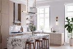 Hudson Valley Saturn Brass Disc Ceiling Pendant Light - Decolight Ltd 