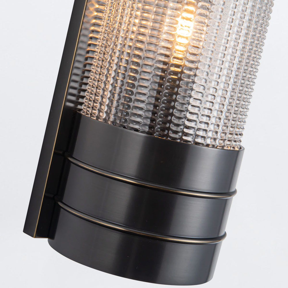 Willard 2‑Light Linear Wall Light in Urban Bronze Finish