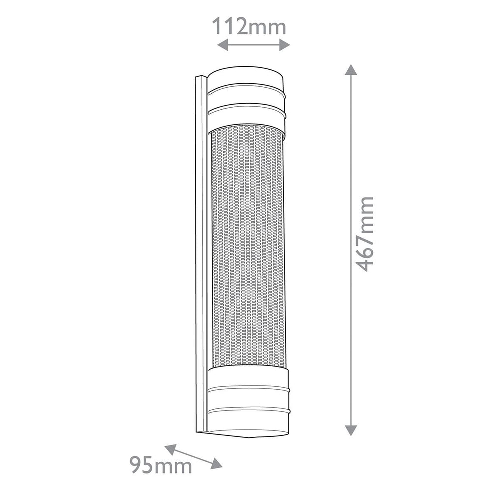 Willard 2‑Light Linear Wall Light in Urban Bronze Finish
