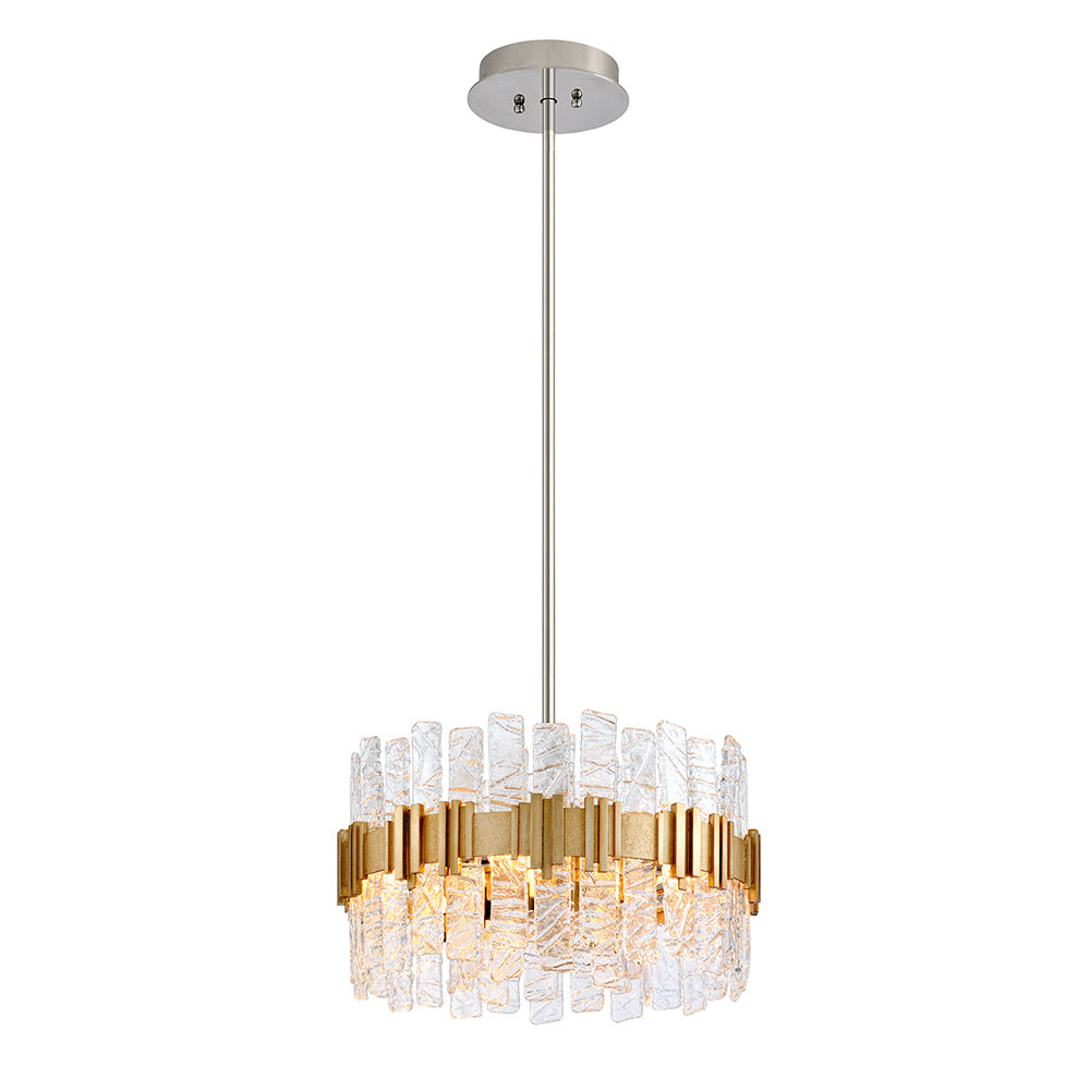 Hudson Valley Lighting Ciro Copper Base And Clear Shade Chandelier - Decolight Ltd 