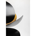 Hudson Valley Lighting Ginger Black Base And Opal White Shade Chandelier - Decolight Ltd 