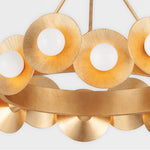 Hudson Valley Lighting 16 Light Chandelier in Vintage Gold Leaf - Decolight Ltd 
