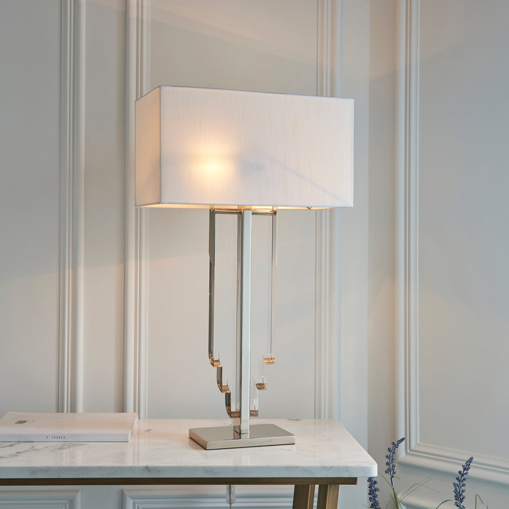Decolight Gastby Art Deco Glass Table Lamp