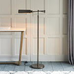 Decolight Pharmacy Aged Brass Floor Lamp