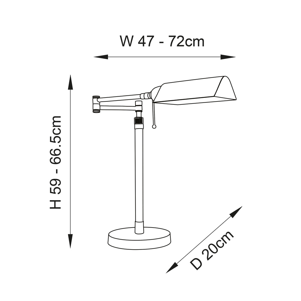 Decolight Pharmacy Aged Brass Desk Lamp - Decolight Ltd 