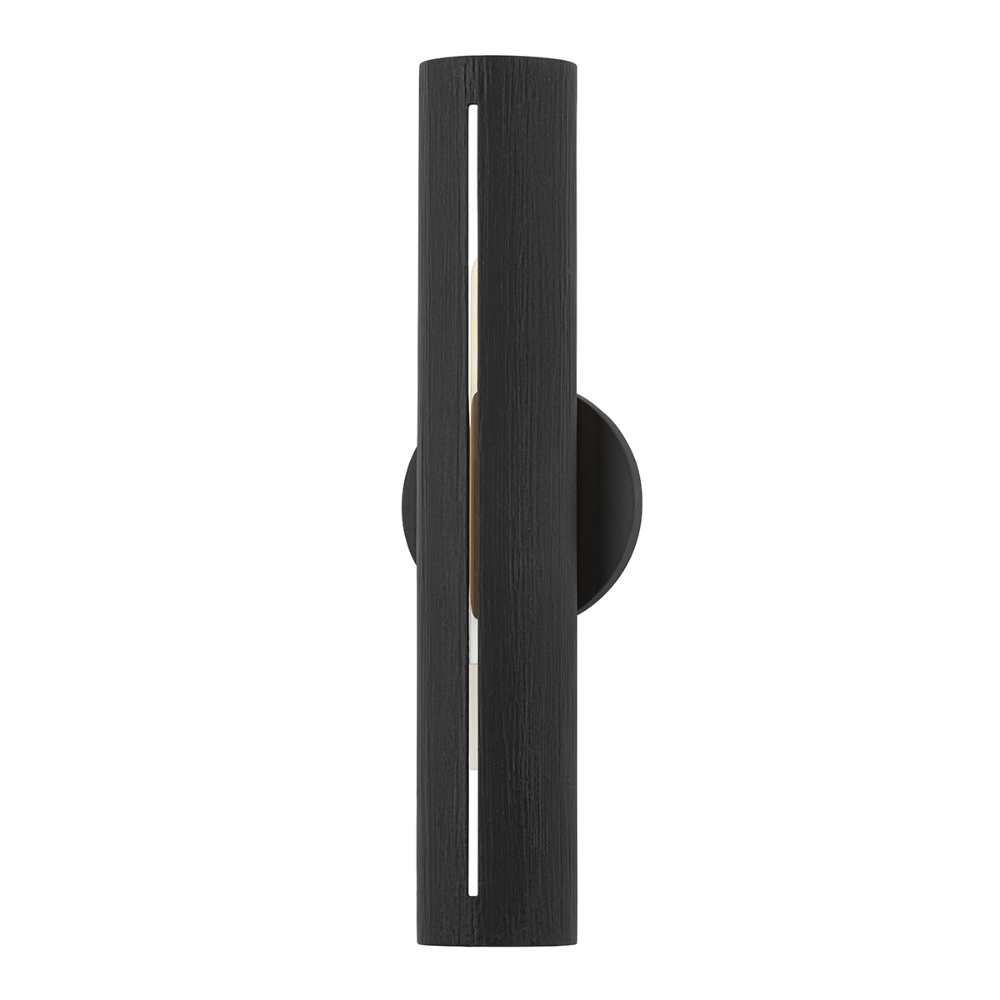 Troy Lighting Brandon 1 Light A Wall Sconce in Textured Black