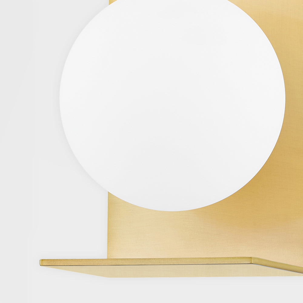 Hudson Valley Lighting Lani Wall Sconce Aged Brass - Decolight Ltd 
