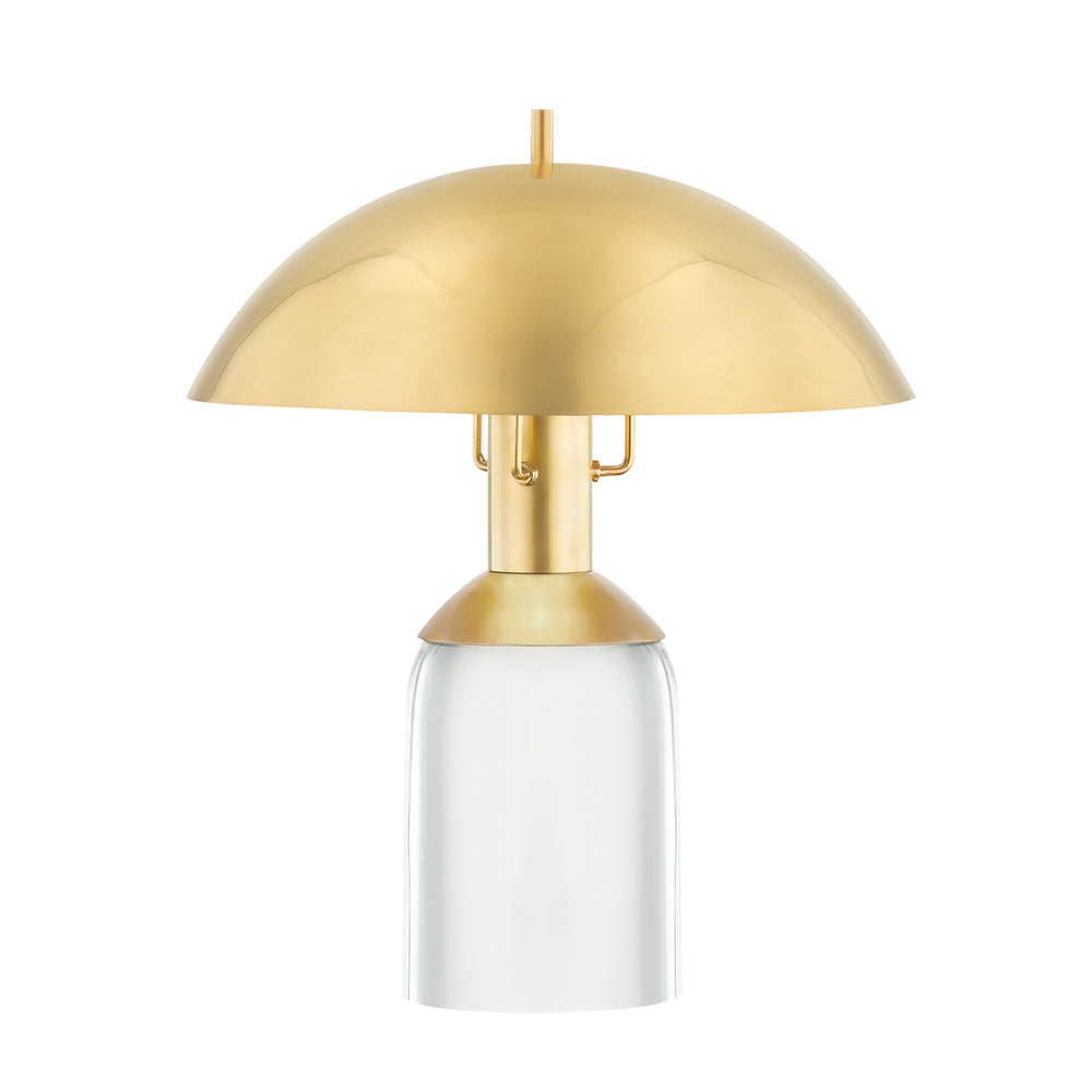 Hudson Valley Lighting Bayside Brass Mid Century Table Lamp