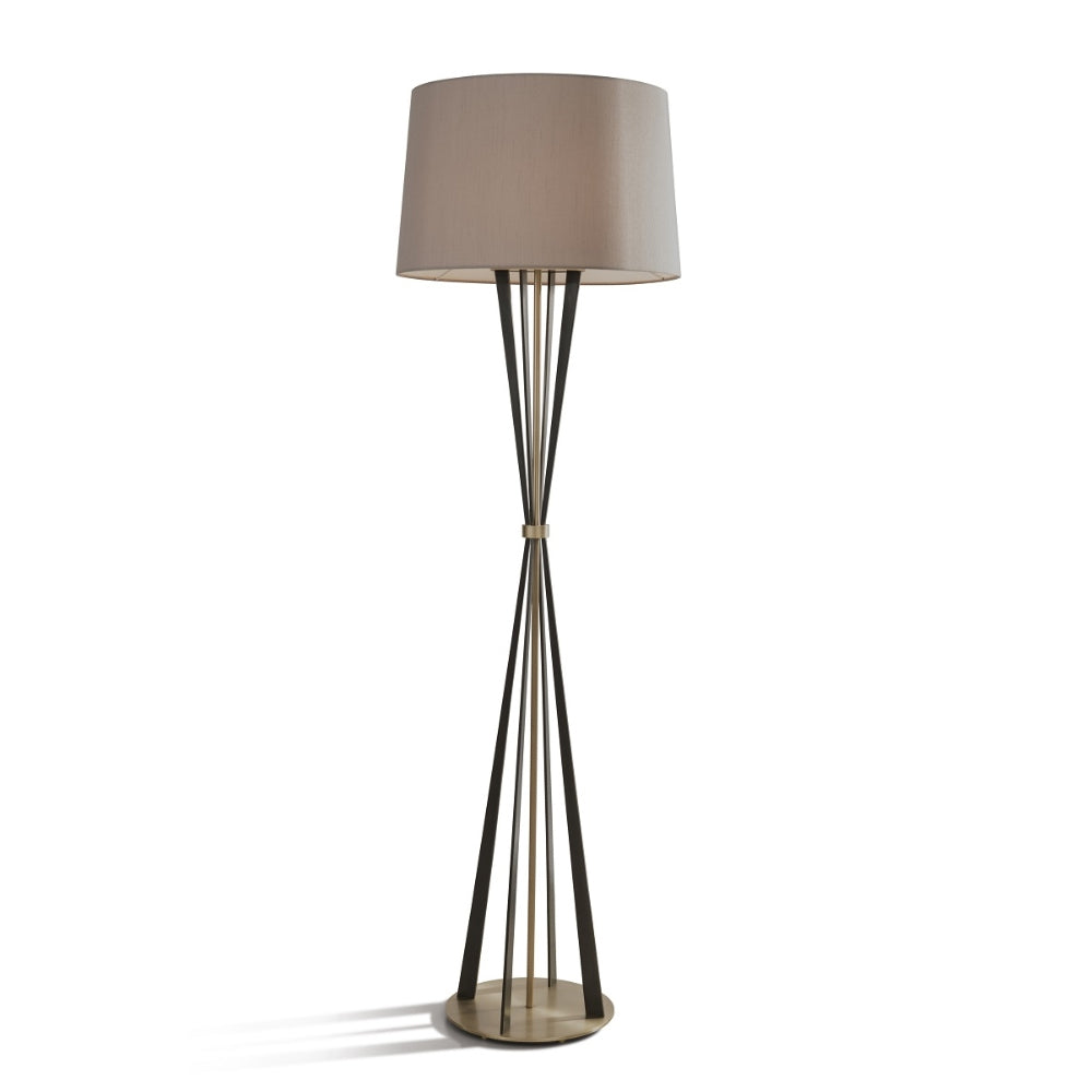 RV Astley Allai Floor Lamp Bronze &  Brass - Decolight Ltd 